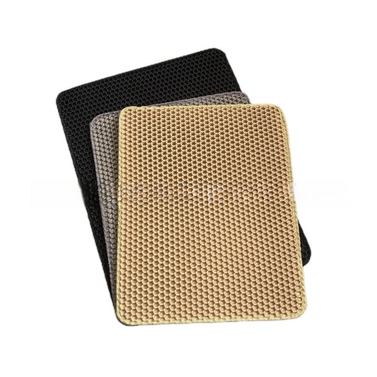 EVA Waterproof Cat Litter Mat with Non-Slip Base