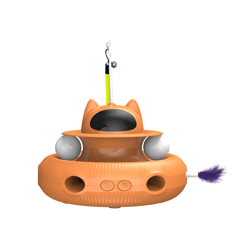 turntable electric cat toys