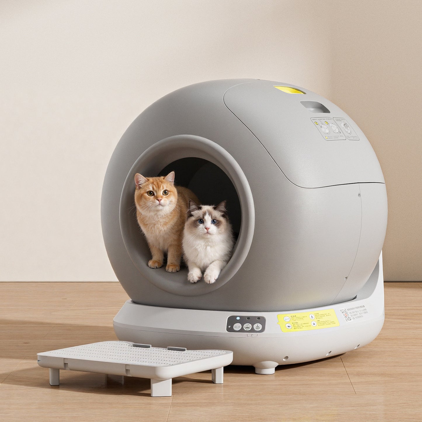 Smart Cat Litter Box with WiFi Remote Control