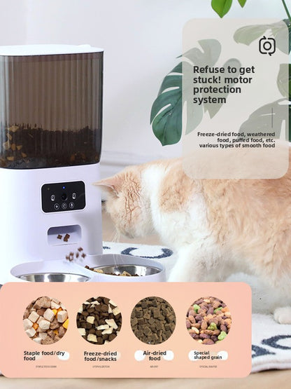 Automatic Cat Feeder with WiFi and Camera