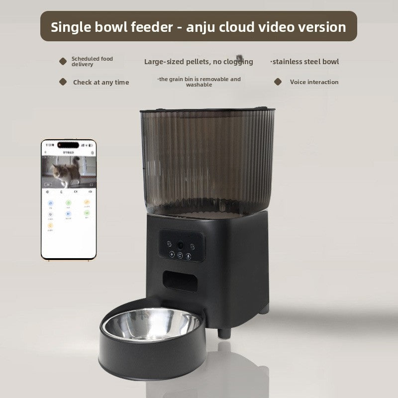 Automatic Cat Feeder with WiFi and Camera