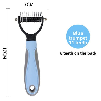 Pet cat hair removal comb tool