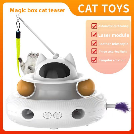 turntable electric cat toys