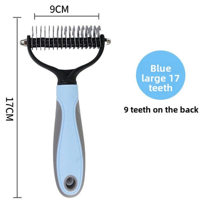 Pet cat hair removal comb tool