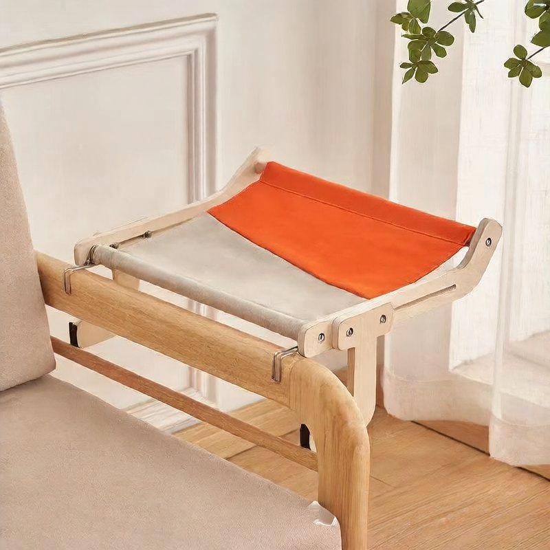 Wooden cat hammock