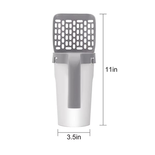 Cat Litter Scoop Set - Detachable and Portable Pet Waste Management Tool