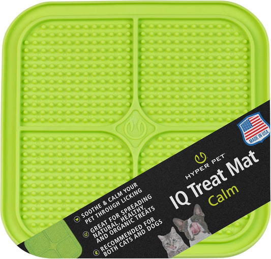 Lick Mat for Dogs & Cats - IQ Treat Mat Interactive Dog Toys Helps Reduce Pet Anxiety & Boredom