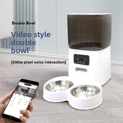 Automatic Cat Feeder with WiFi and Camera